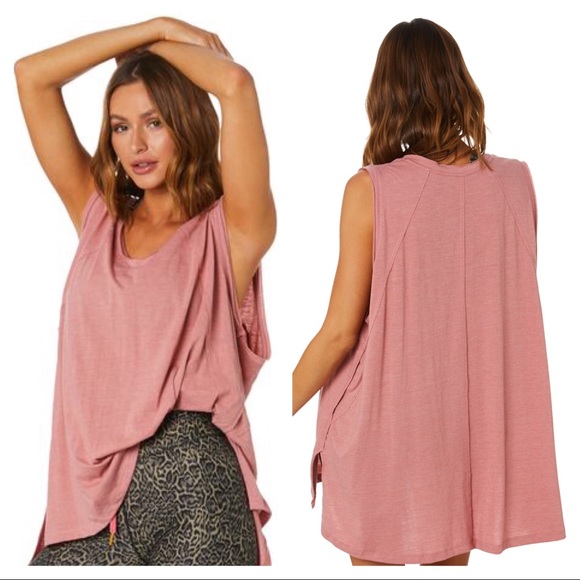 FREE PEOPLE BOHO TUNIC DRESS PULLOVER KNIT TOP V-NECK MINI A2C - Picture 14 of 16